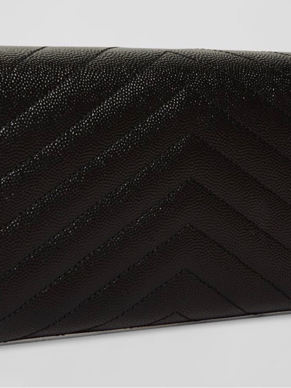 YSL CASSANDRE MATELASSÉ LARGE FLAP WALLET IN GRAIN DE POUDRE LEATHER
BLACK - Picture 3 of 11